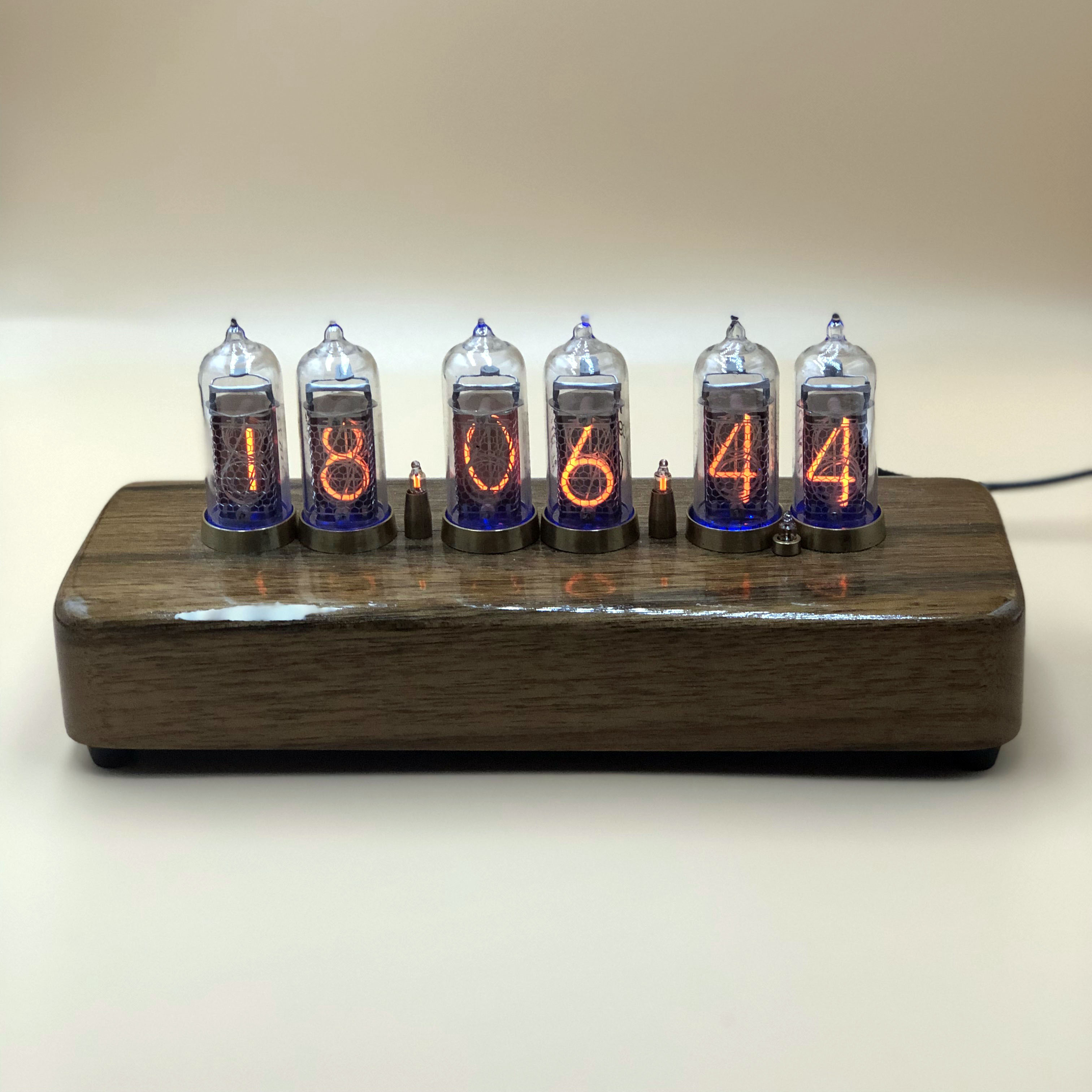 Часы бытовые с индикацией. NixieClock IN14-6-PCB-2Y